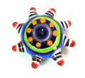 Summer Brights Dark Lapis Lazuli Blue Disk Bead