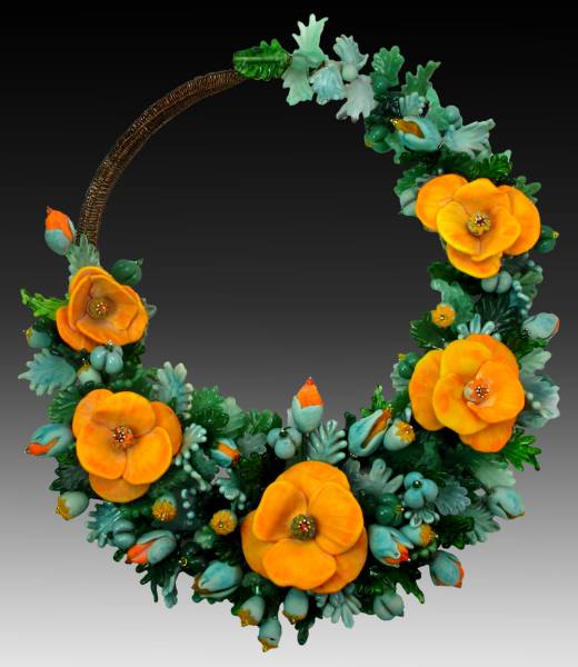 Yellow Poppies, BEAD DREAMS Competition (2011), Bead & Button Show