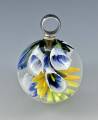 Marble Pendant: White and Blue Bellflowers - Image 1