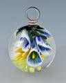 Marble Pendant: White and Blue Bellflowers - Image 2