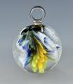 Marble Pendant: White and Blue Bellflowers - Image 4