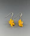 Small Flower Earrings: Yellow