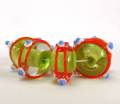 Encased Spring Green with Orange, Yellow and Periwinkle Accents - Image 2